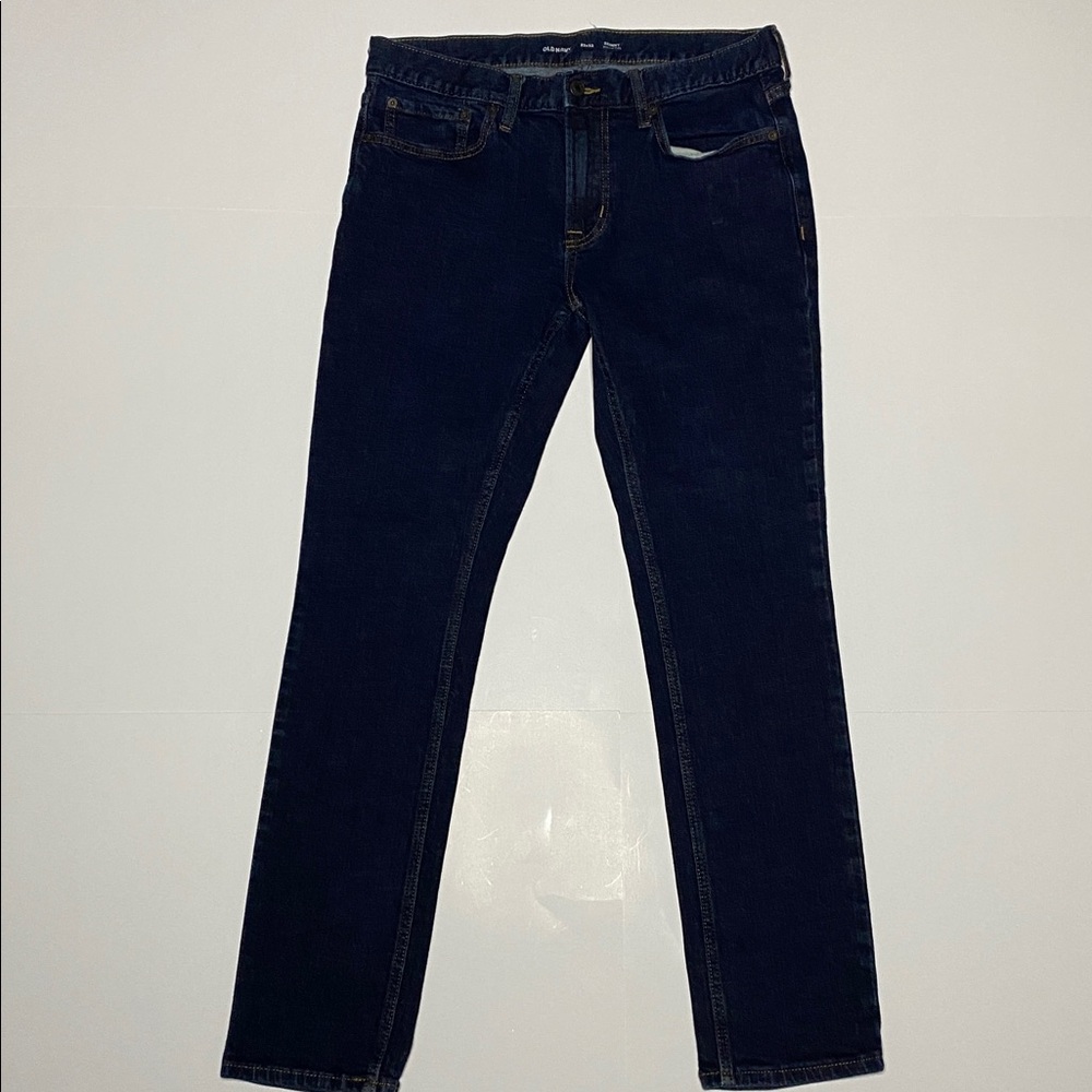 Old Navy Deep Indigo Skinny’s - Picture 4 of 10
